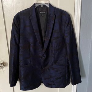 Large INC Blue Camo Blazer